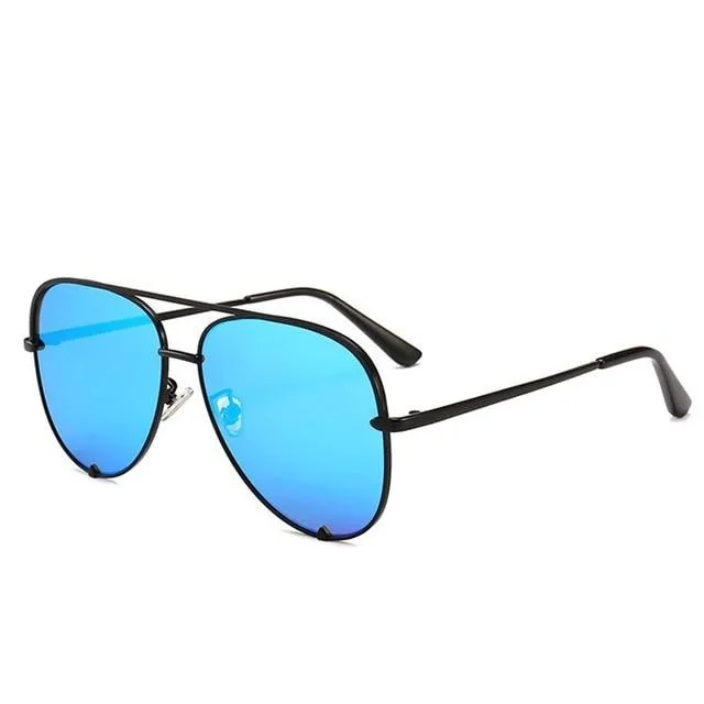 Women's Oversized Pilot Designer Fashion Luxury Shades Sunglasses