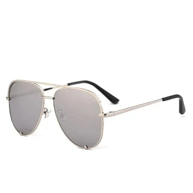 Women's Oversized Pilot Designer Fashion Luxury Shades Sunglasses