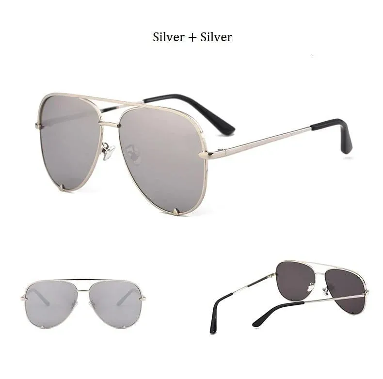 Women's Oversized Pilot Designer Fashion Luxury Shades Sunglasses