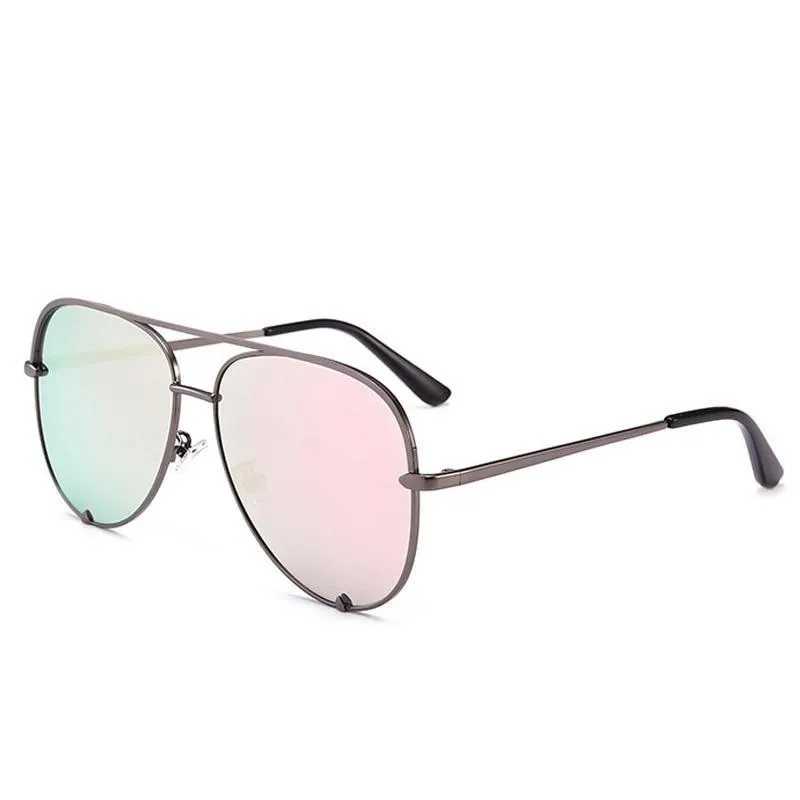 Women's Oversized Pilot Designer Fashion Luxury Shades Sunglasses