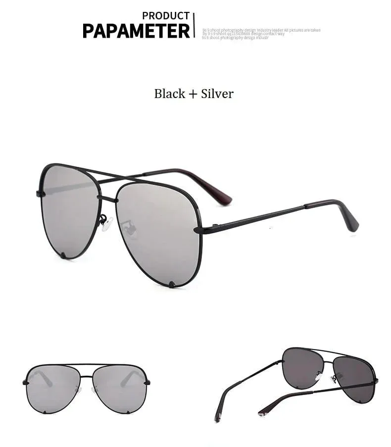 Women's Oversized Pilot Designer Fashion Luxury Shades Sunglasses