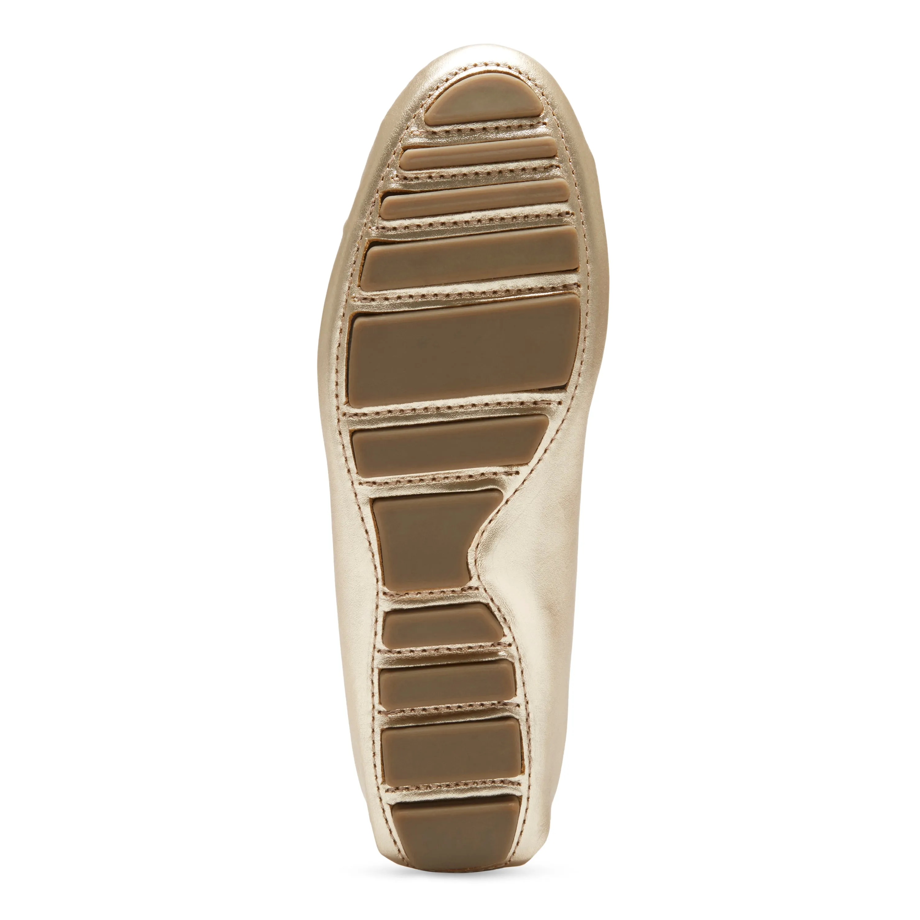 Women's Patricia Penny Loafer Driving Moc Gold Metallic