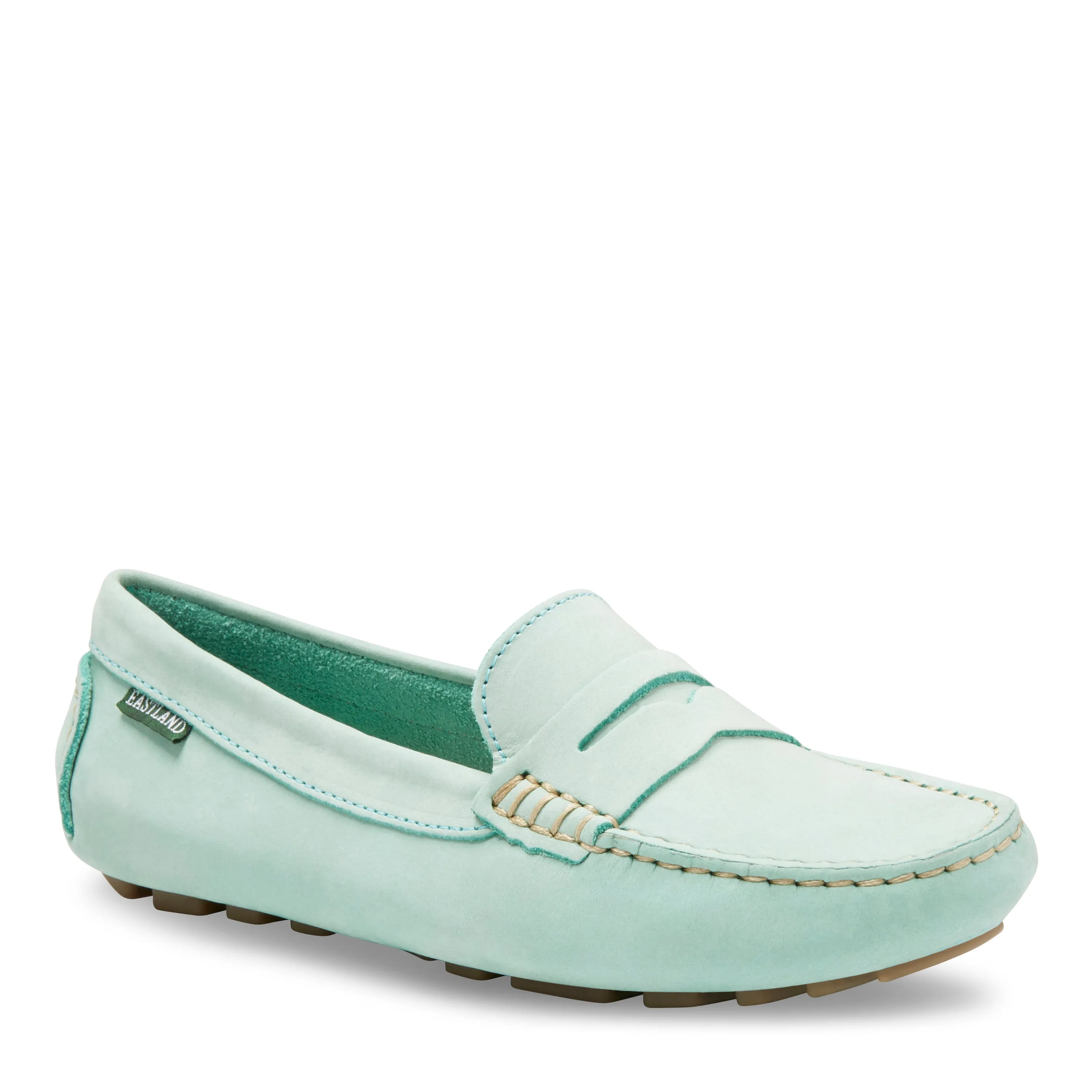 Women's Patricia Penny Loafer Driving Moc Honeydew Nubuc