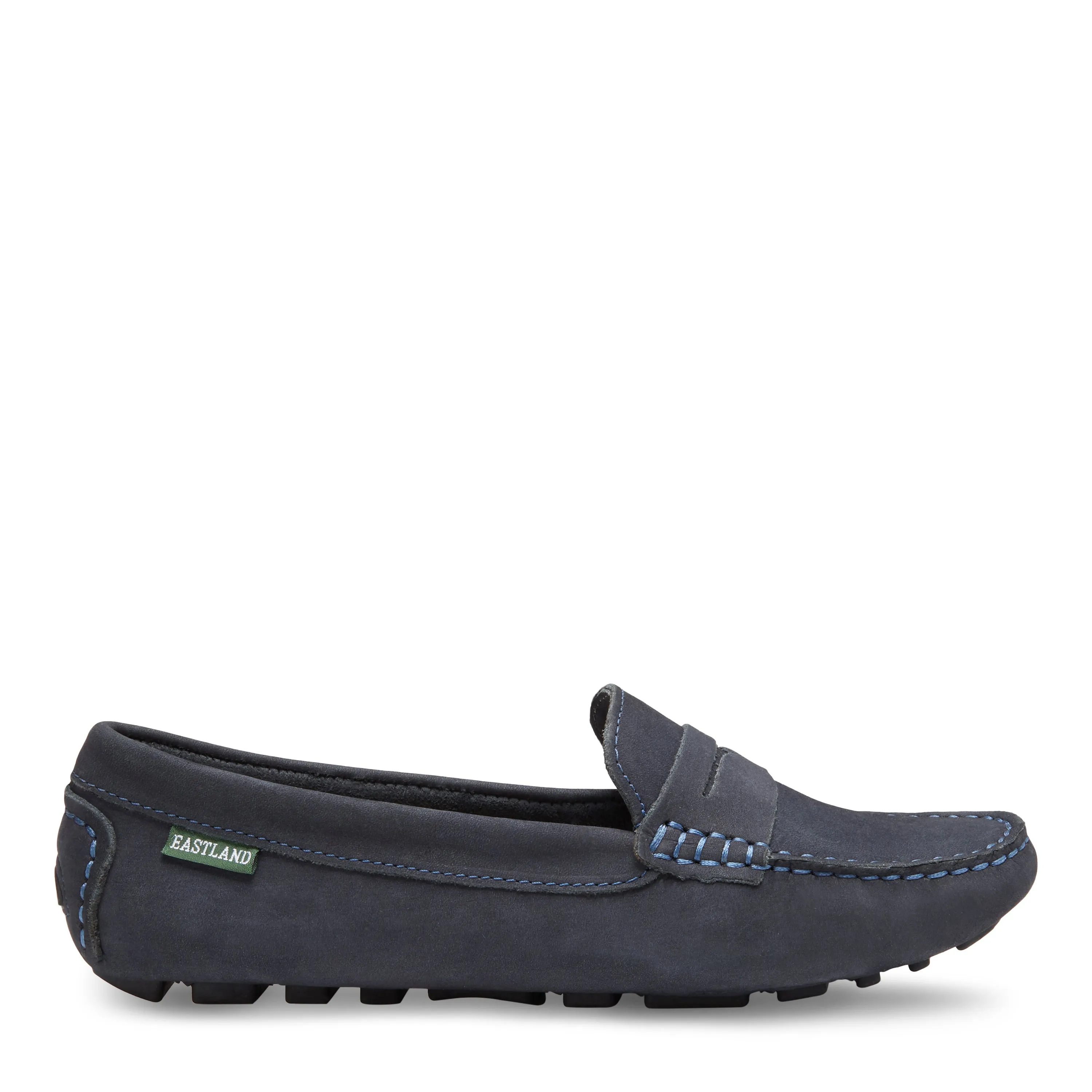 Women's Patricia Penny Loafer Driving Moc Navy Nubuc
