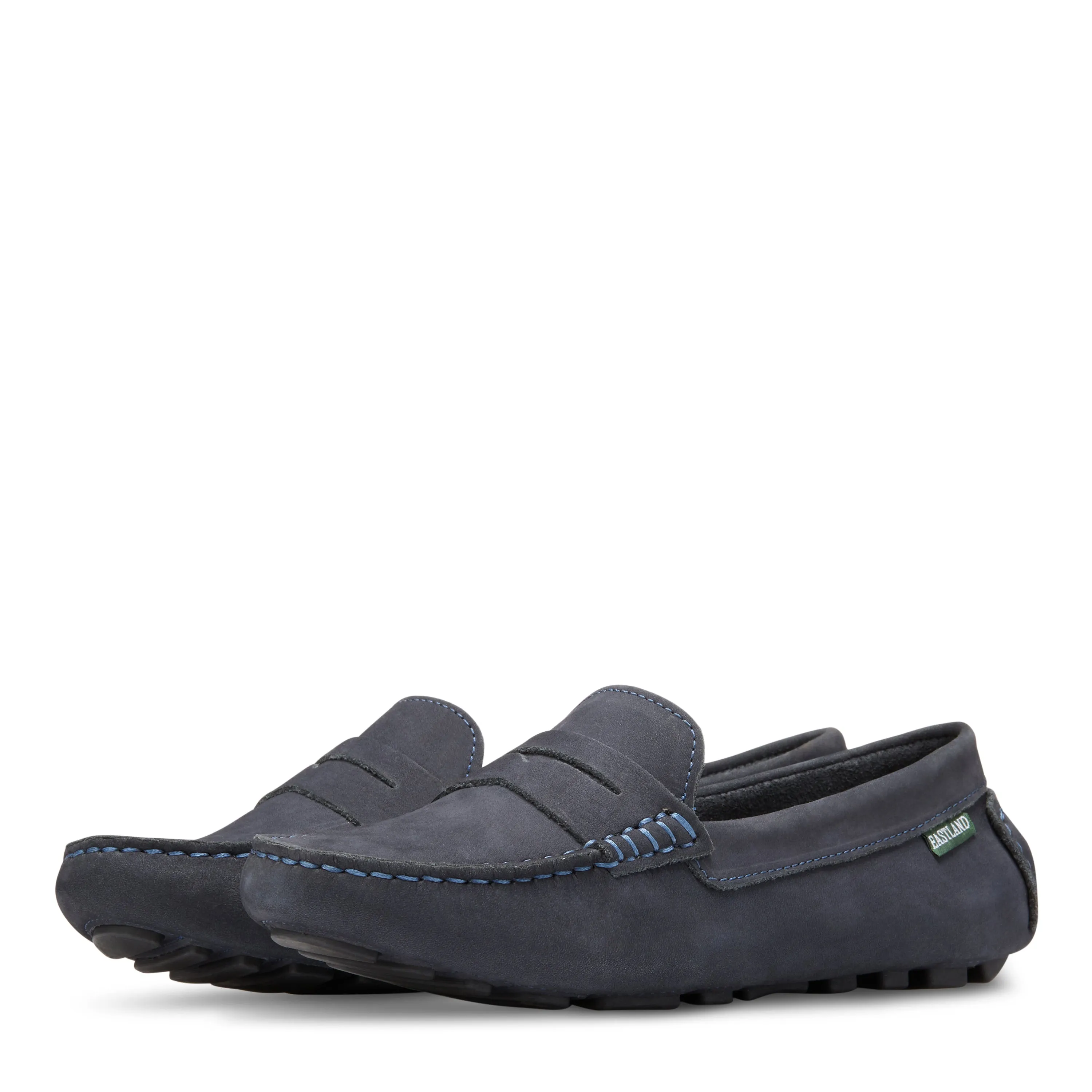 Women's Patricia Penny Loafer Driving Moc Navy Nubuc